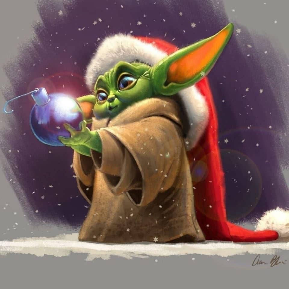 Celebrate The Holidays With Happiness And The Force! Wallpaper