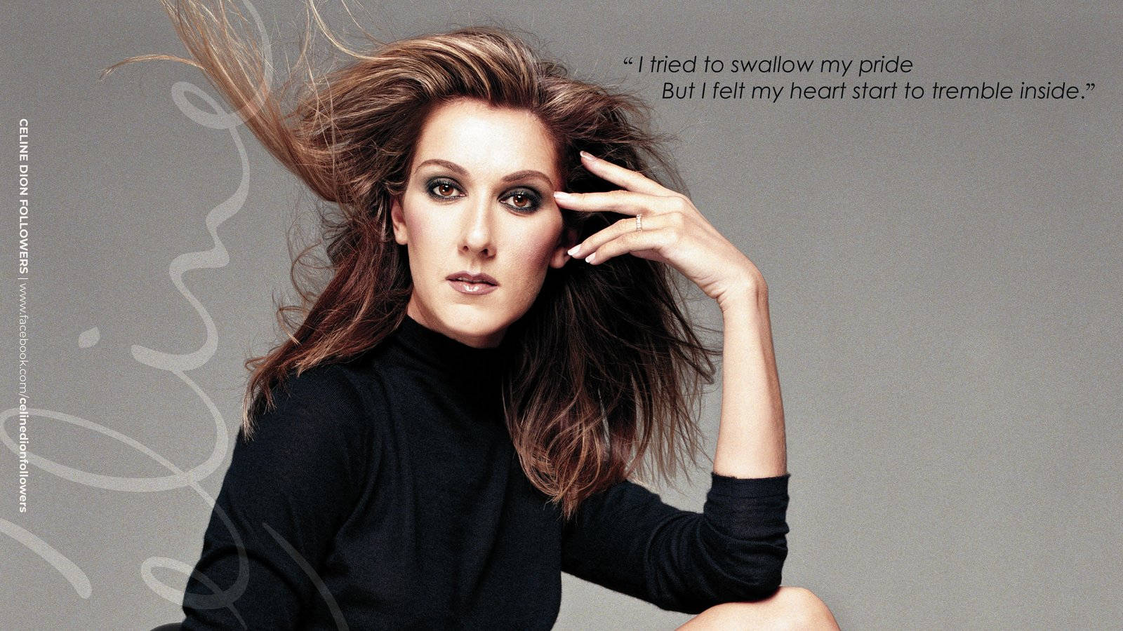 Celine Dion Fashion Model Wallpaper