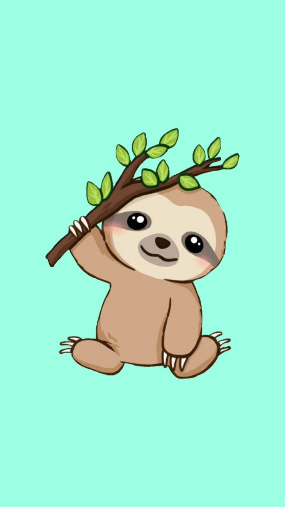 Charming Baby Sloth Wallpaper