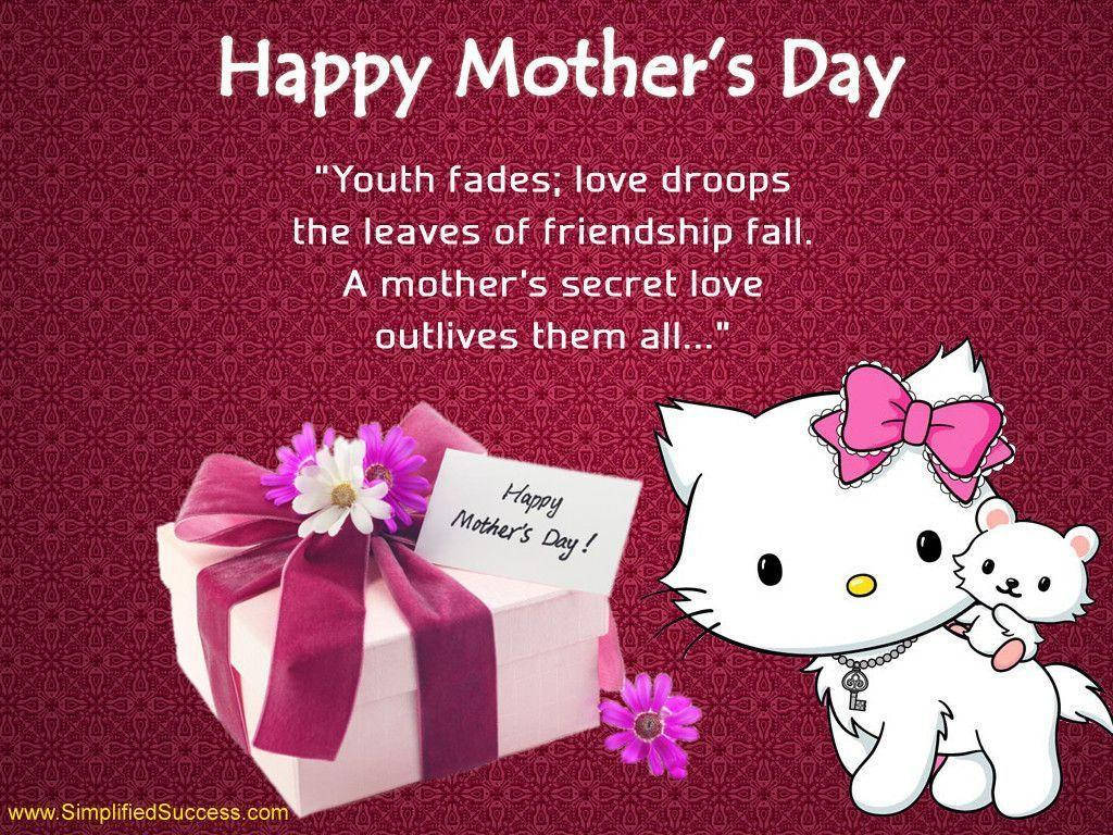 Charmmy Kitty Poem For Mother's Day Wallpaper