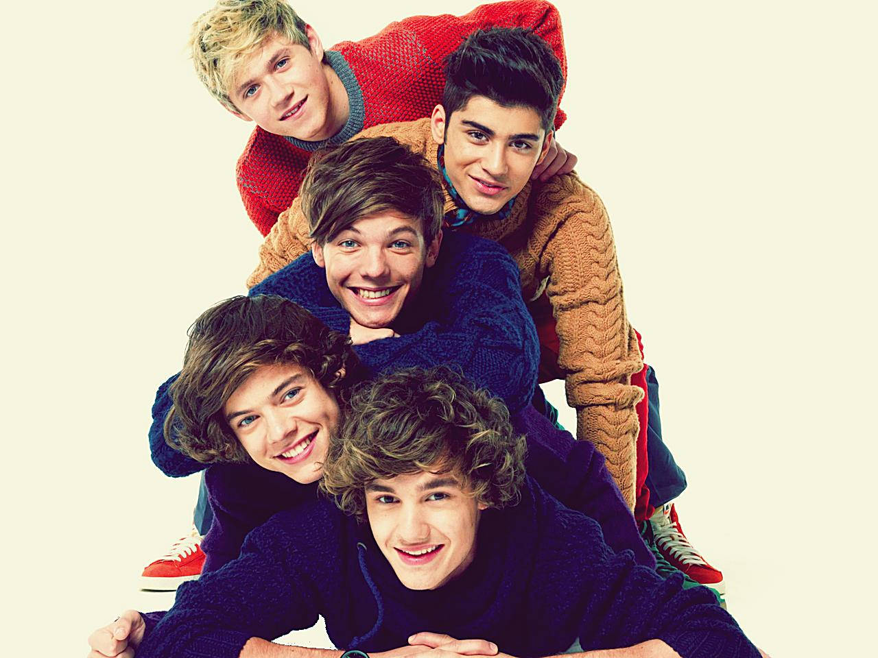 Cheerful Boy Band One Direction Wallpaper