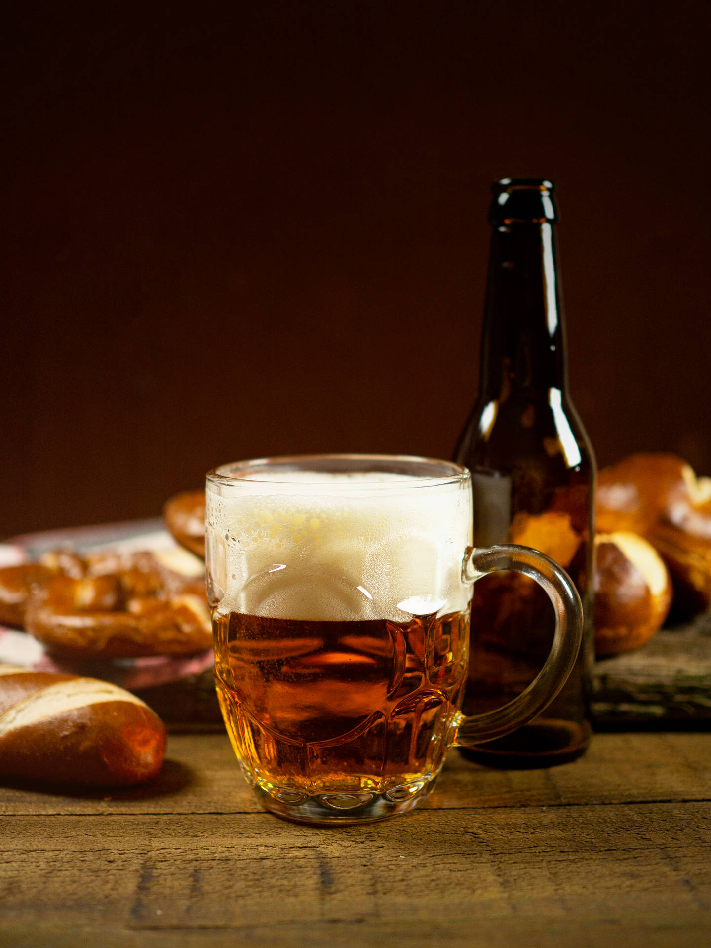 Cheers To Beer And Bread Wallpaper