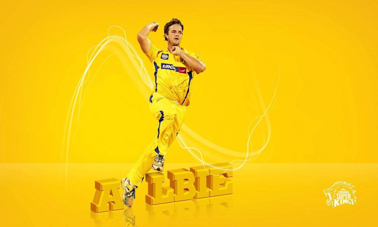 Chennai Super Kings Albie Yellow Wallpaper