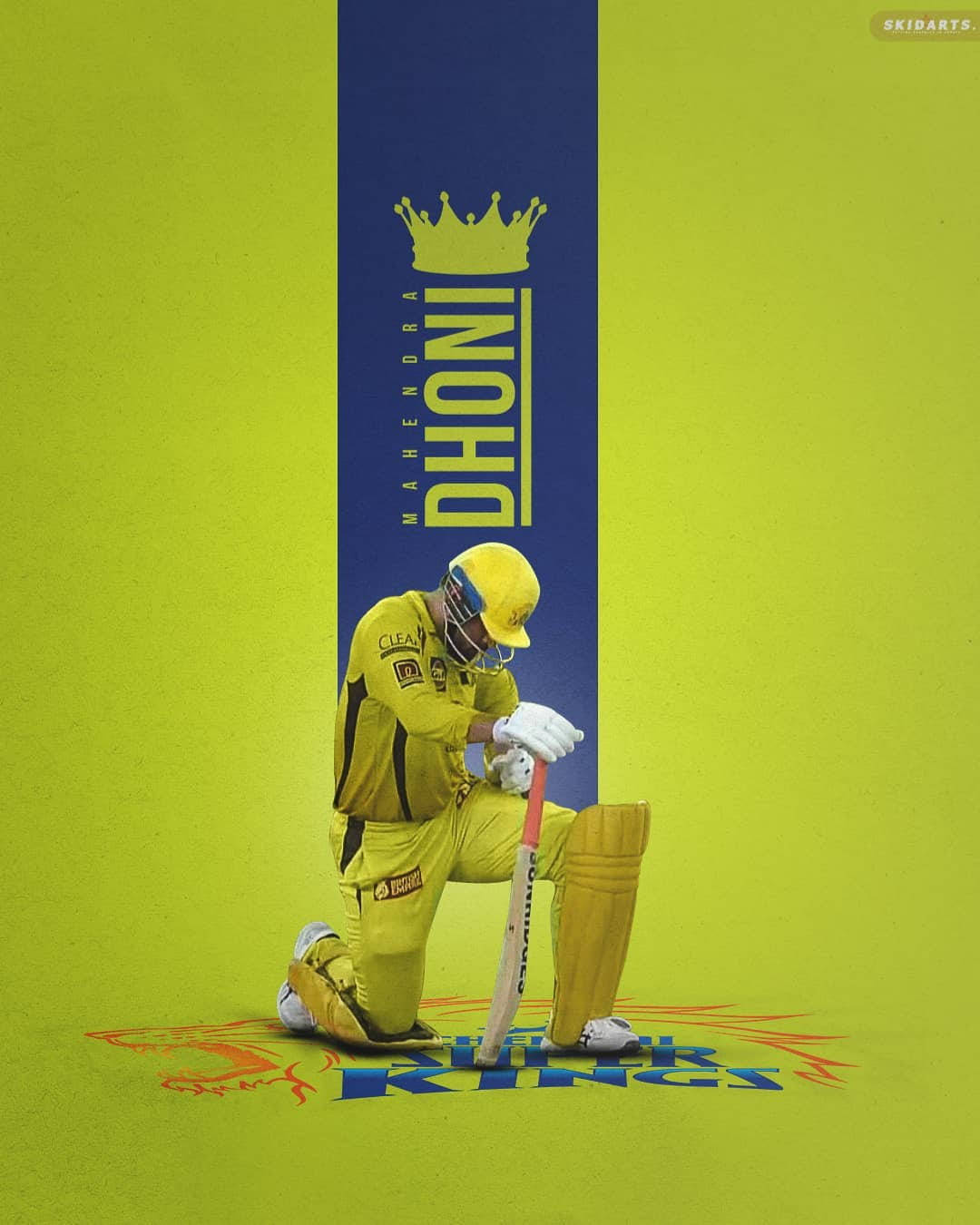 Chennai Super Kings Dhoni Hd Wallpaper