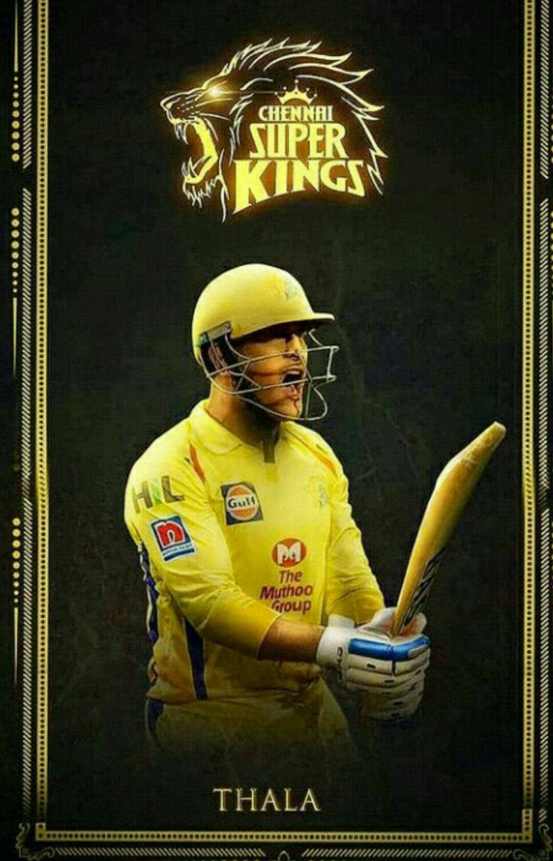 Chennai Super Kings Thala Wallpaper