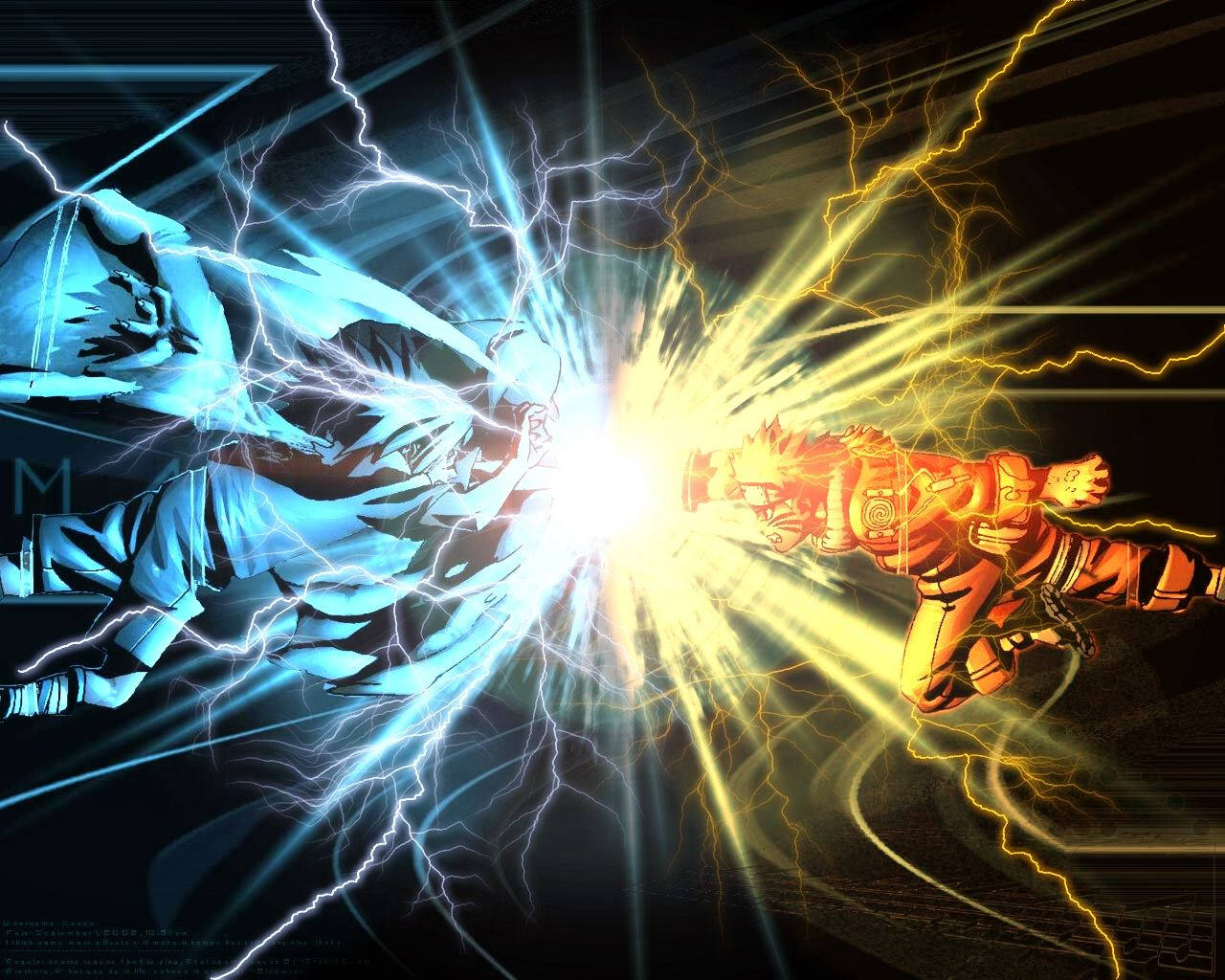 Chidori V Rasengan Action Wallpaper