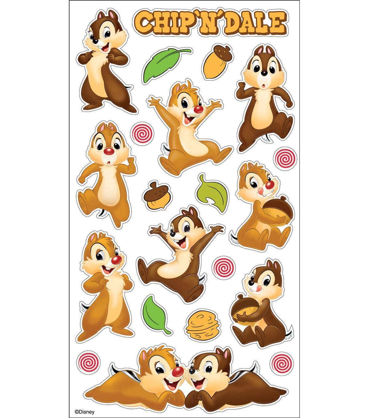 Chip N Dale Gestures Stickers Wallpaper