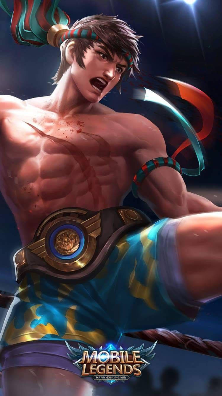 Chou Mobile Legend Muay Thai Fighter Wallpaper