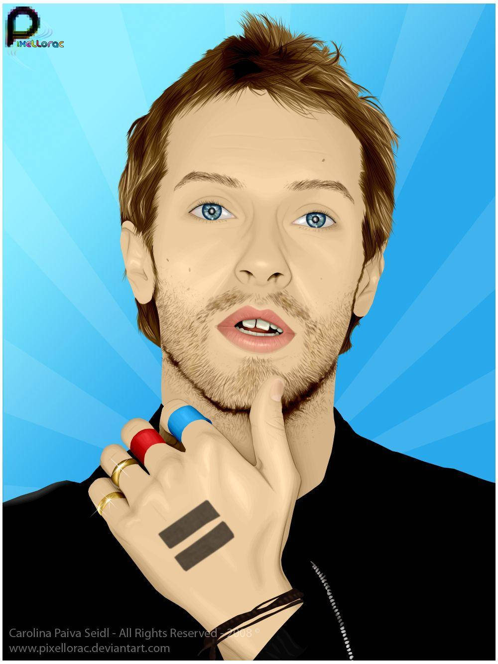 Chris Martin Digital Art Wallpaper