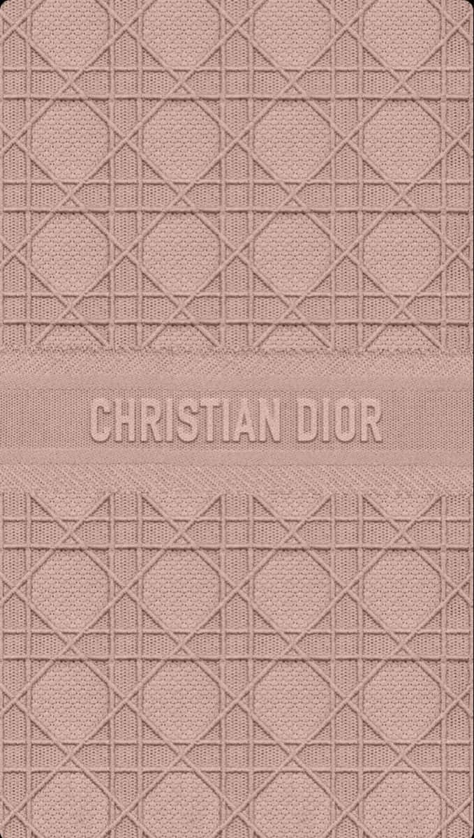 Christian Dior Logo Pattern Wallpaper