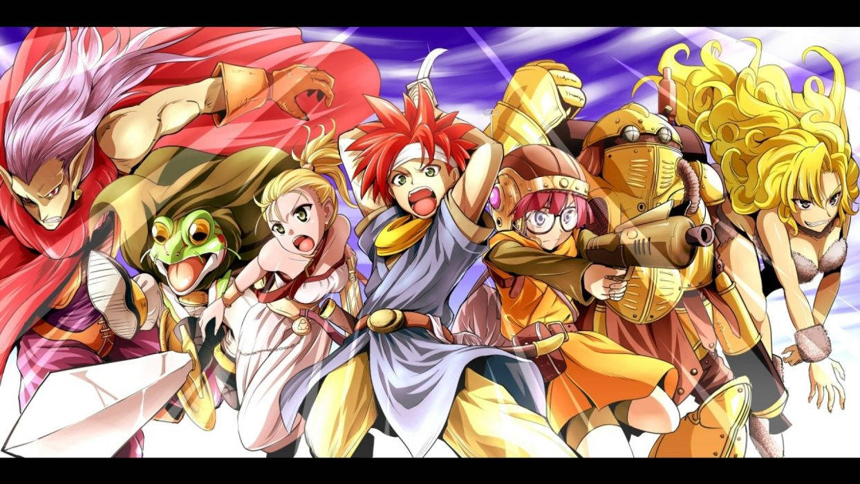 Chrono Trigger Characters Animated Poster Wallpaper