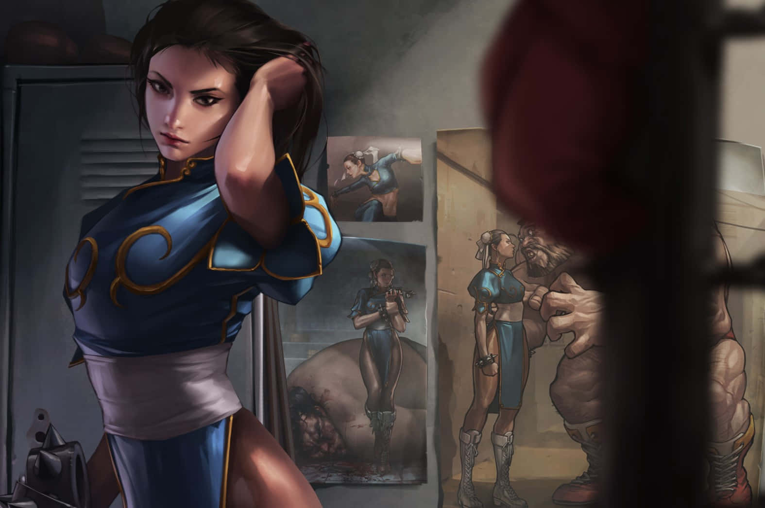 Chun Li Preparation Before Battle Wallpaper