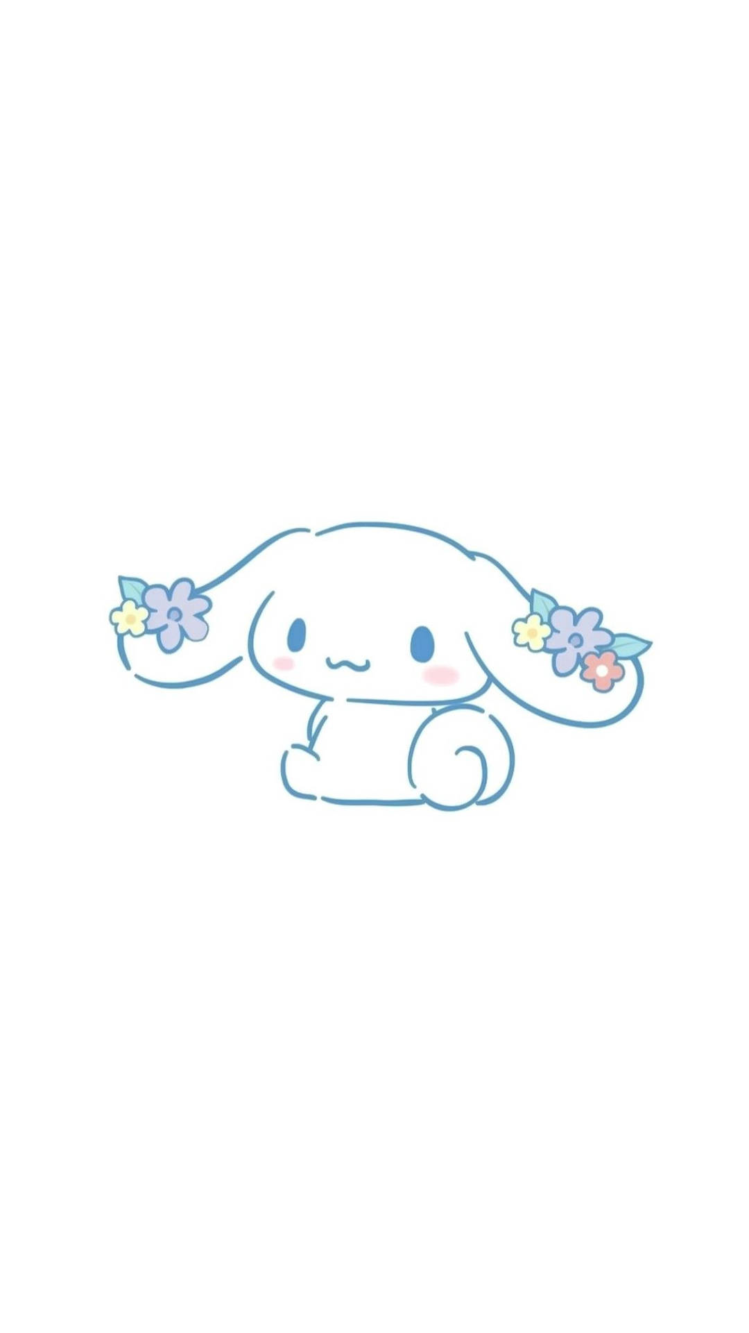 Cinnamoroll Flower Head Piece Wallpaper