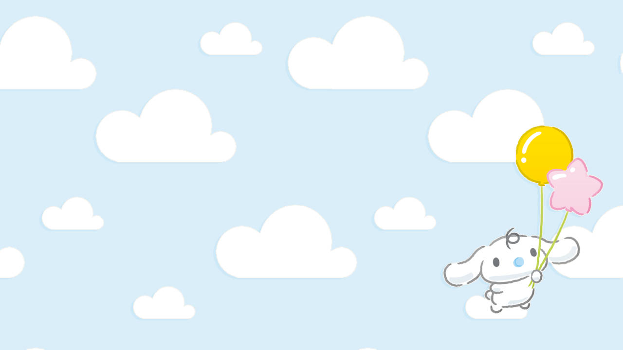 Cinnamoroll Milk Cloudy Balloon Wallpaper