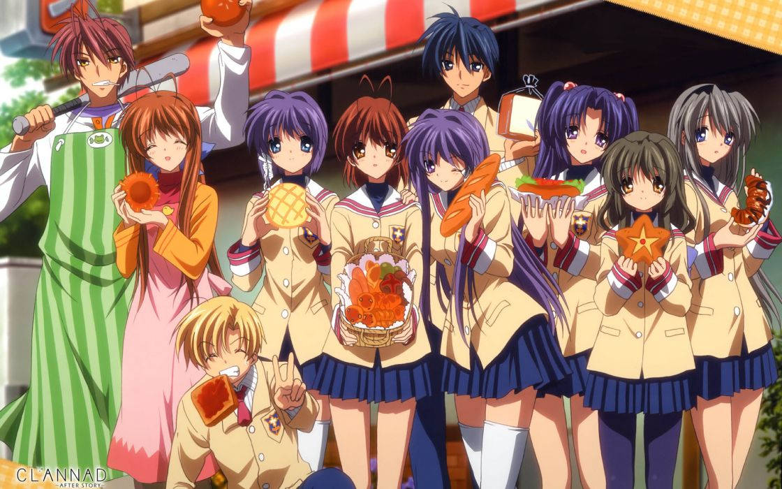 Clannad Main Characters Wallpaper