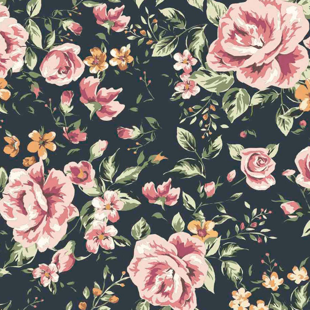 Classic Floral Pattern Wallpaper