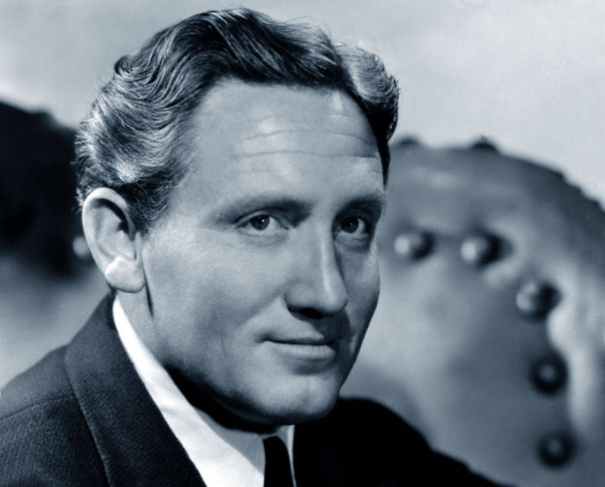 Classic Portrait Of Spencer Tracy, Icon Of Hollywood Golden Era Wallpaper