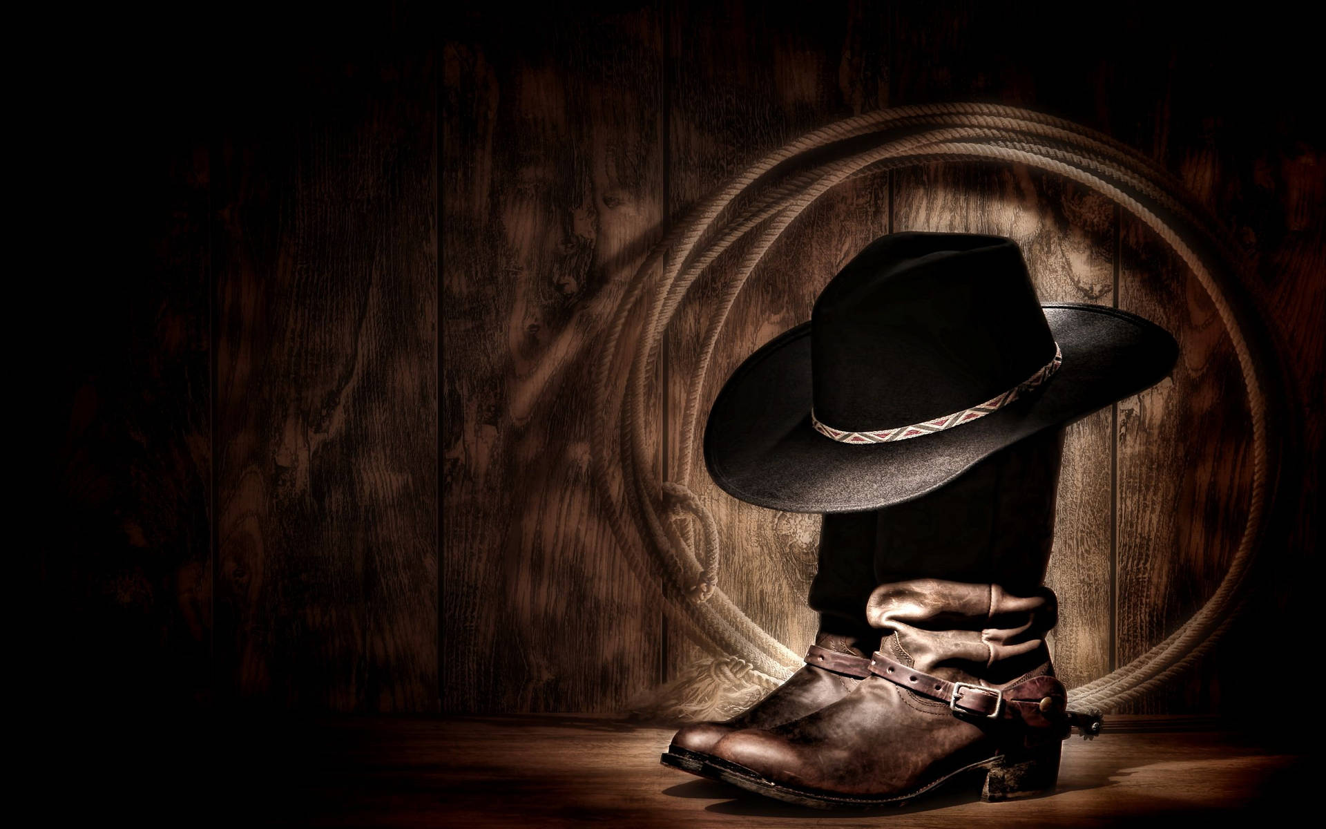 Classic Western Cowboy Boots Wallpaper