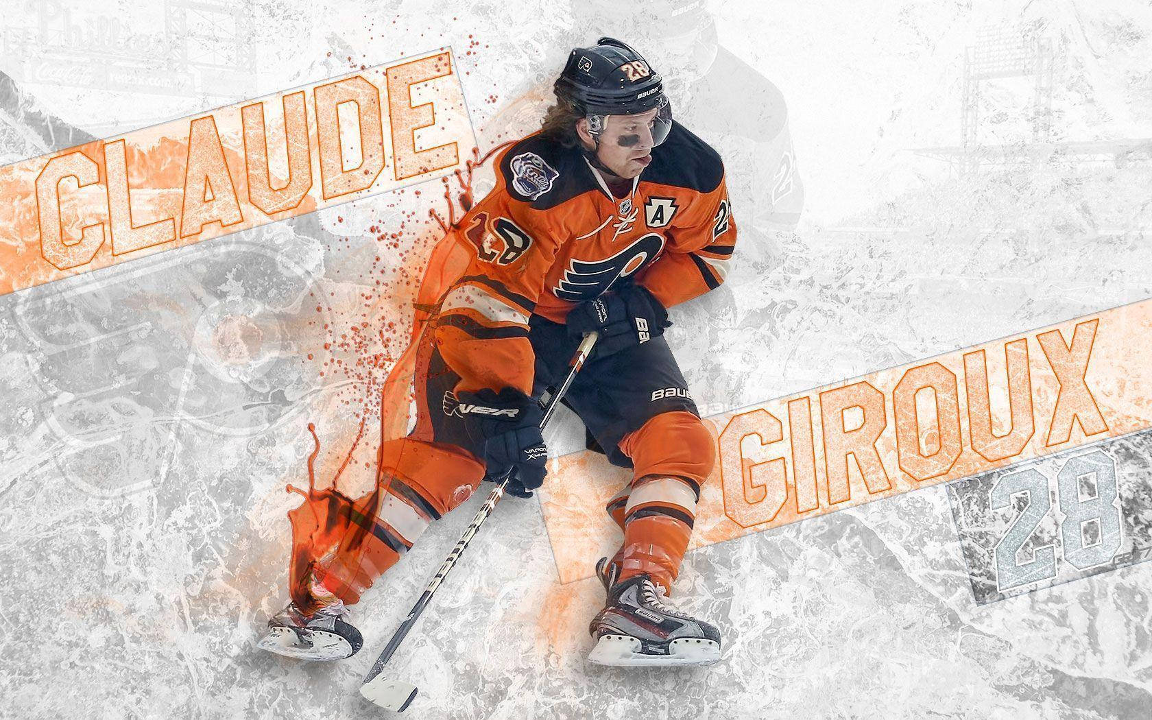 Claude Giroux Digital Art Poster Wallpaper