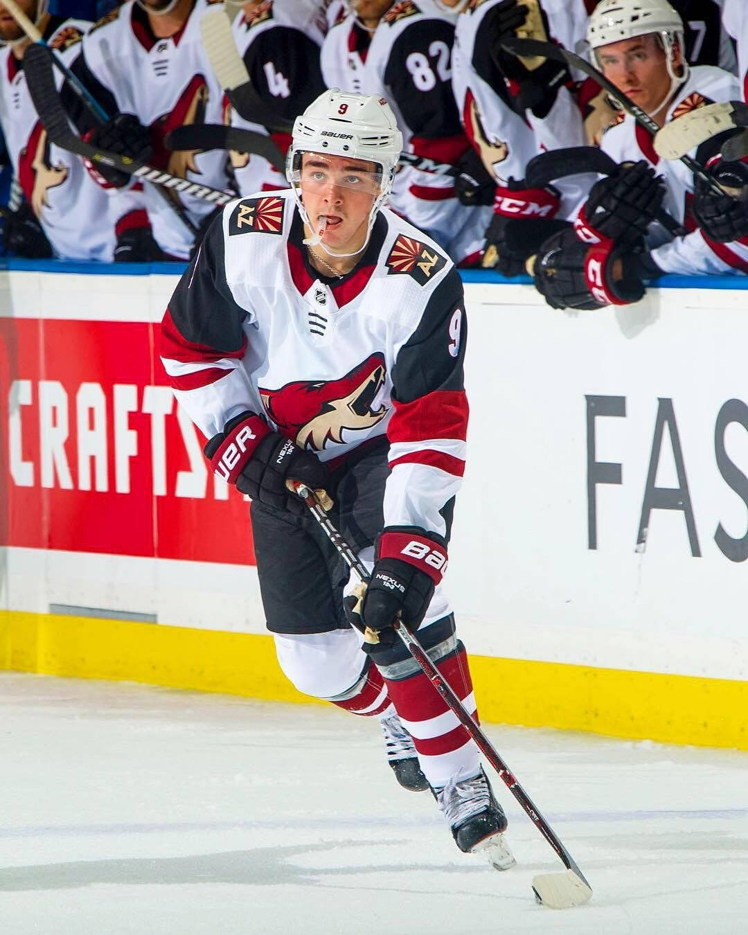 Clayton Keller Arizona Coyotes Forward Wallpaper