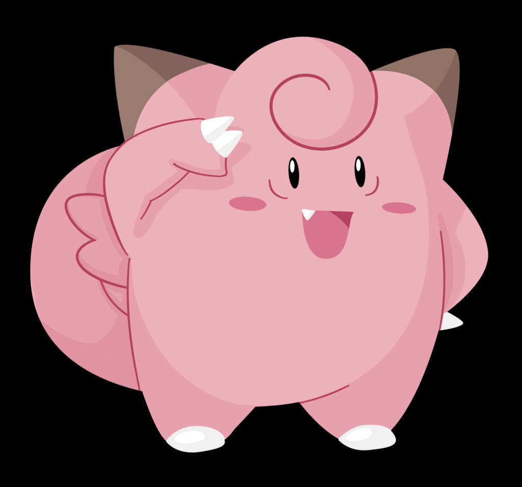 Clefairy Saluting Wallpaper