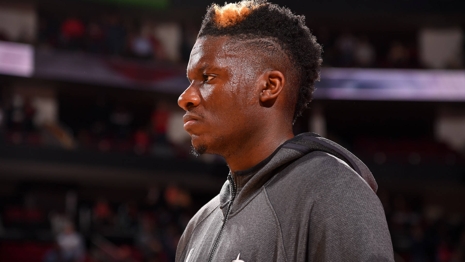 Clint Capela Serious Mode Inside Court Wallpaper