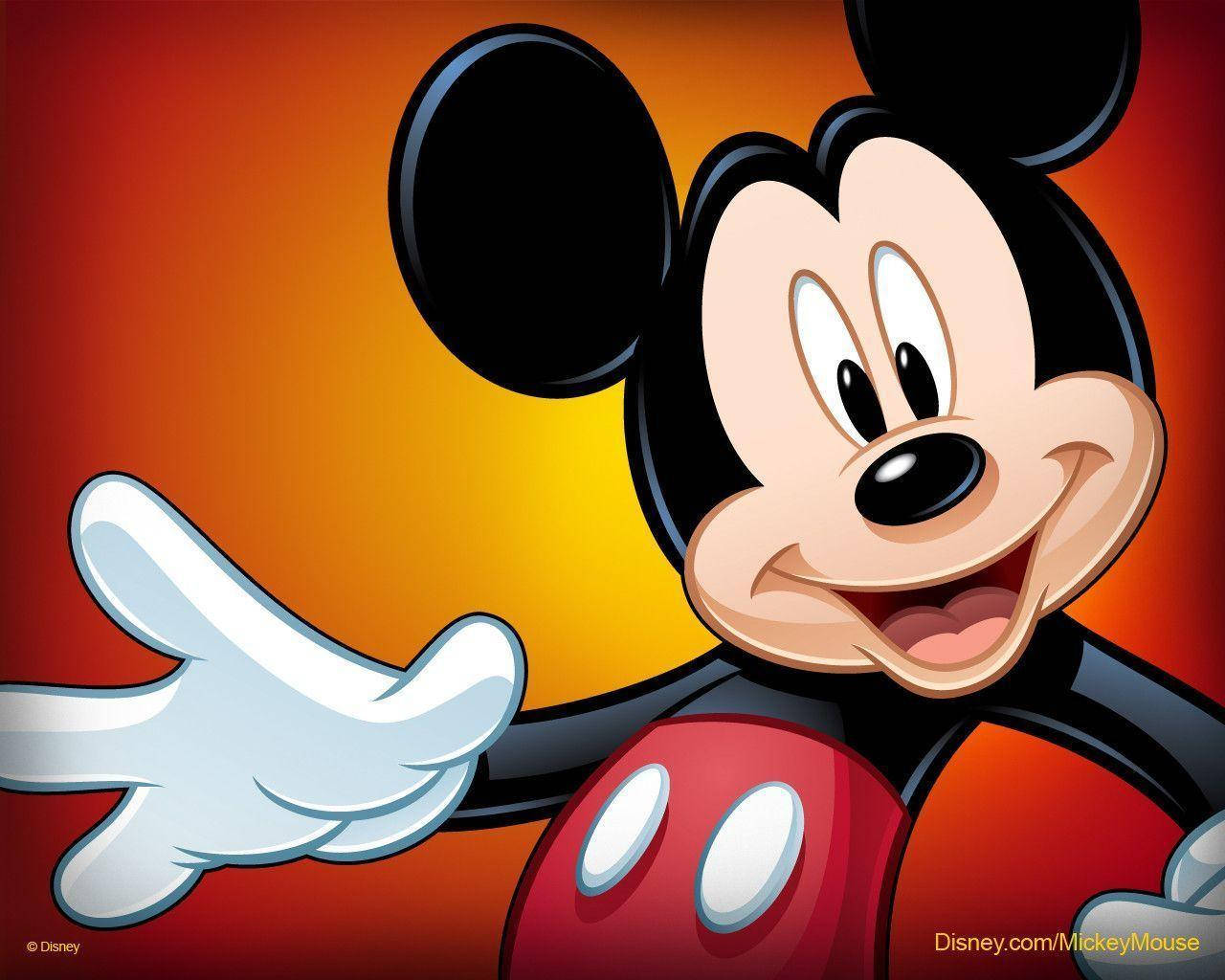 Close-up Mickey Mouse Wallpaper