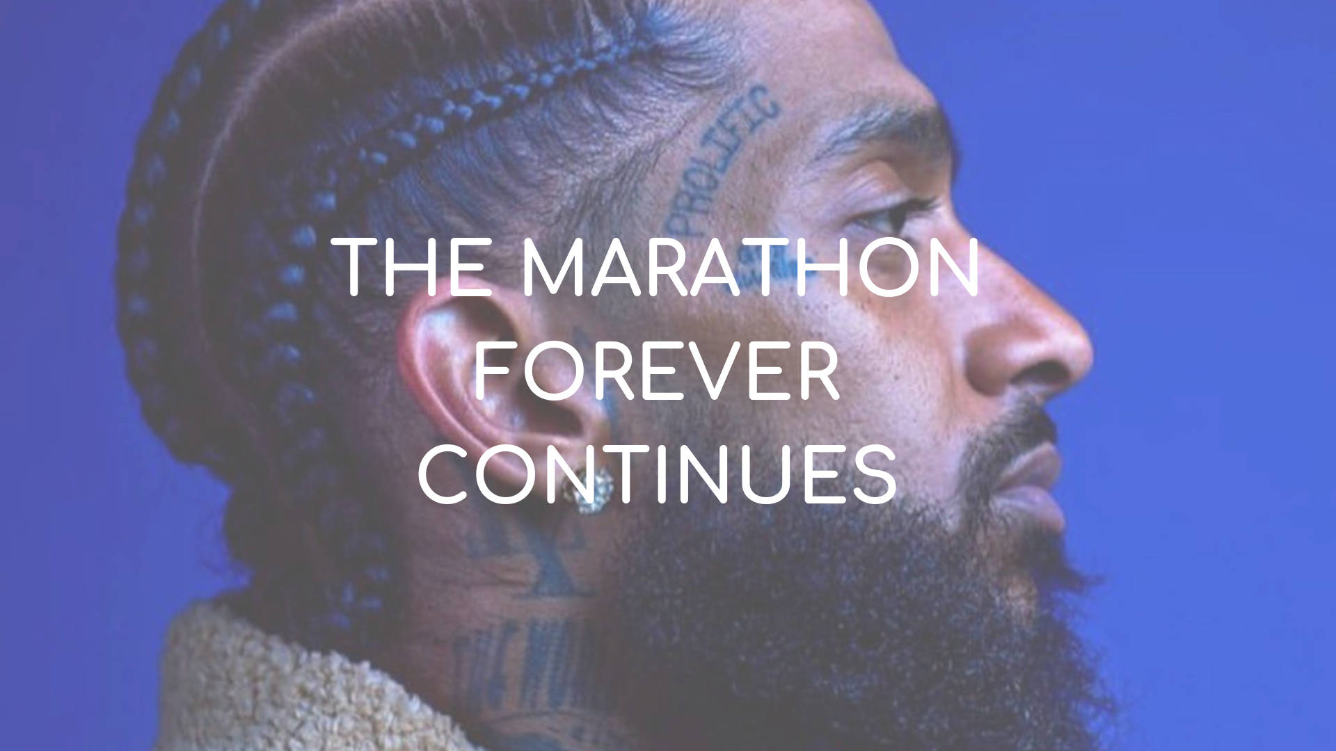 Close-up Of Nipsey Hussle, A Legend Of The Music Industry Wallpaper