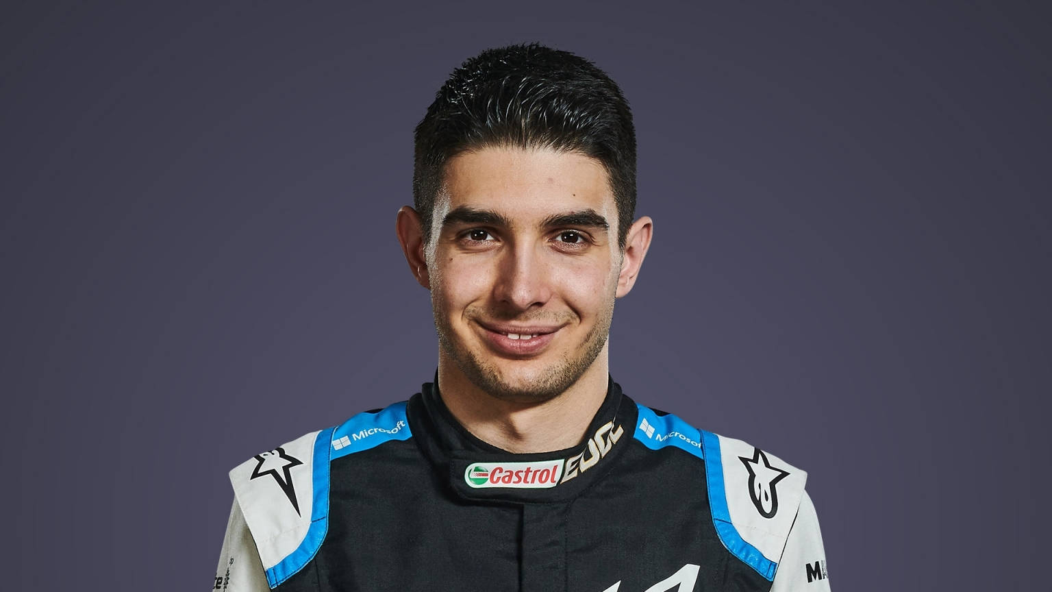 Close-up Shot Of Esteban Ocon Wallpaper