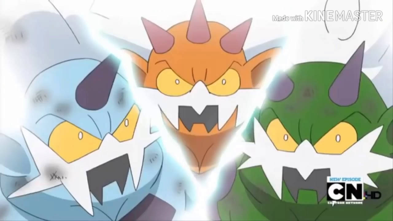 Closeup Landorus, Thundurus, Tornadus Wallpaper