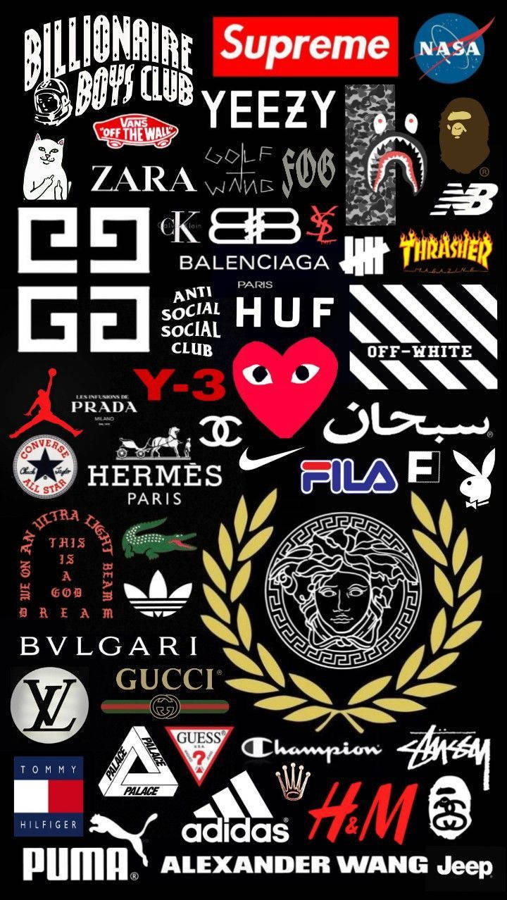 Clothing Brand Logo And Symbols Wallpaper