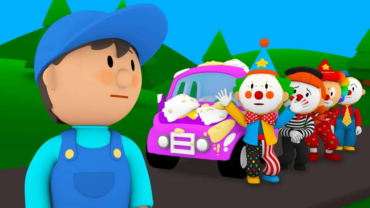 Clown Car Group Animation Wallpaper