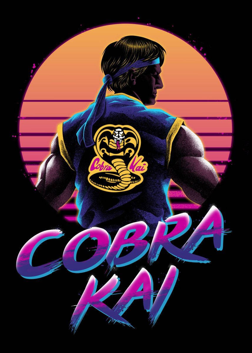 Cobra Kai Animated Johnny Lawrence Wallpaper