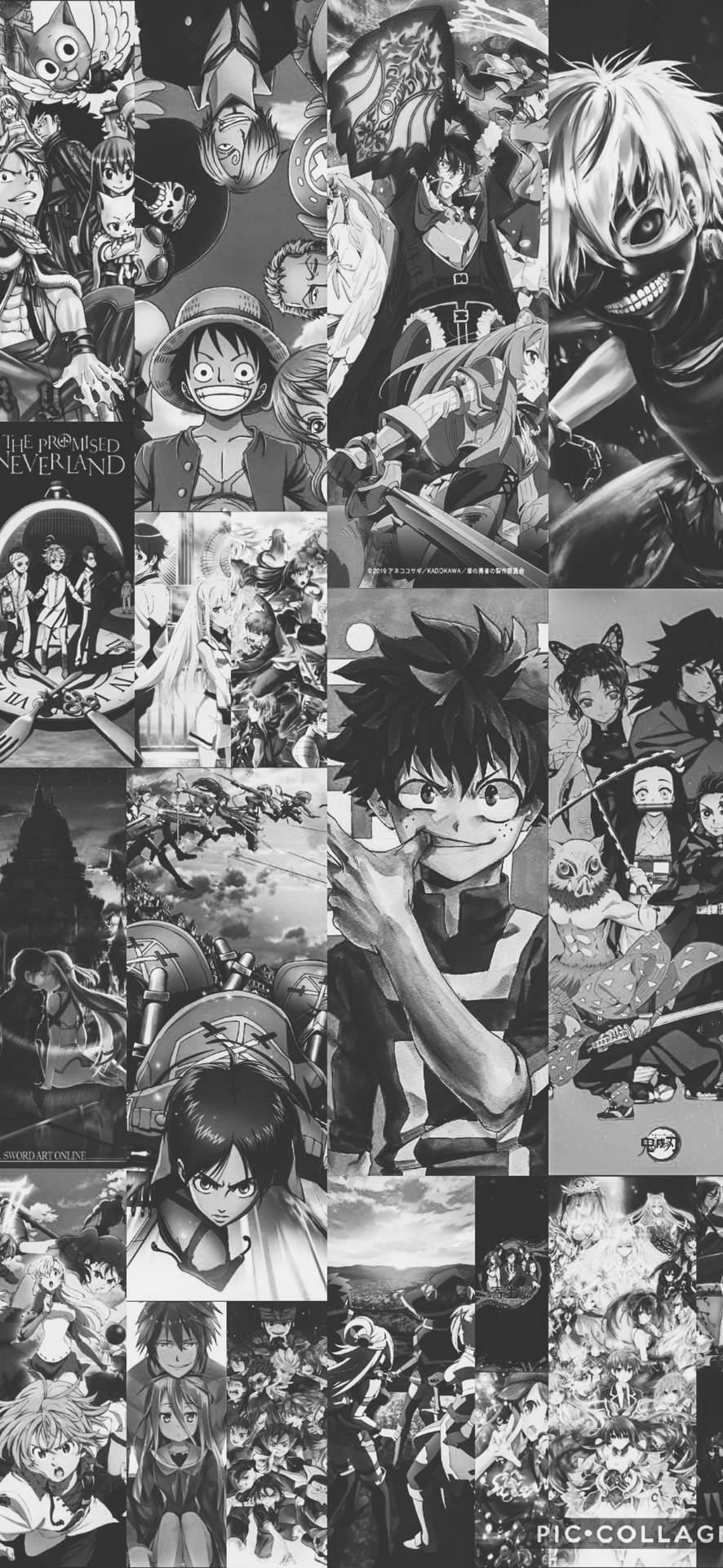 Collage Aesthetic Anime Iphone Wallpaper