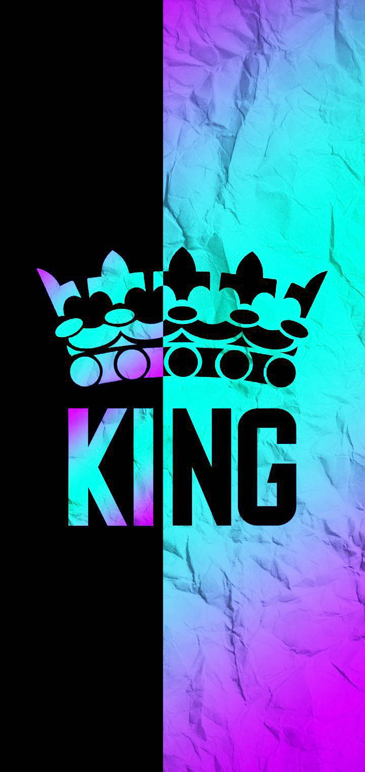 Color Split King Iphone Wallpaper