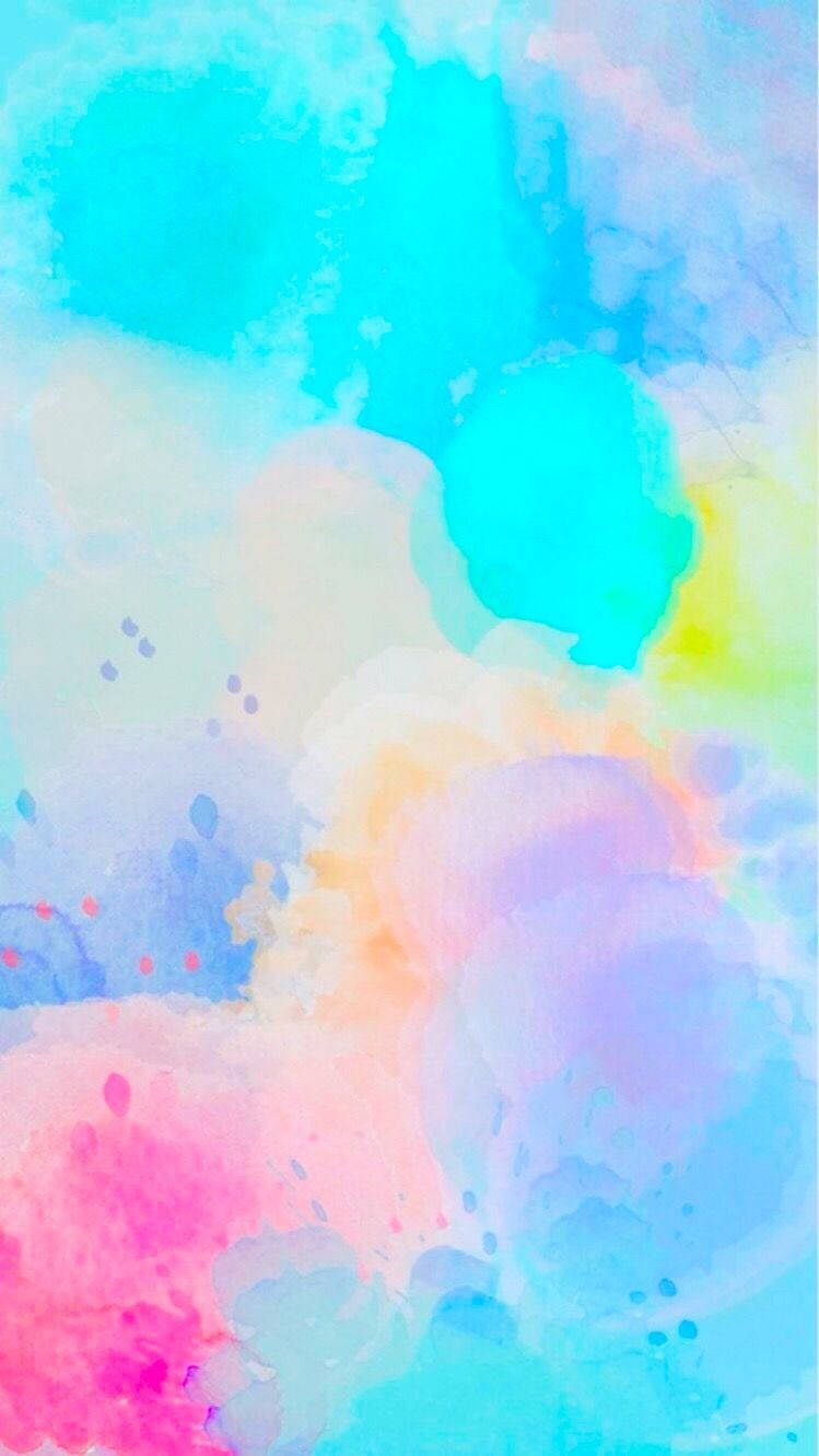 Colorful Abstract Watercolor Wallpaper