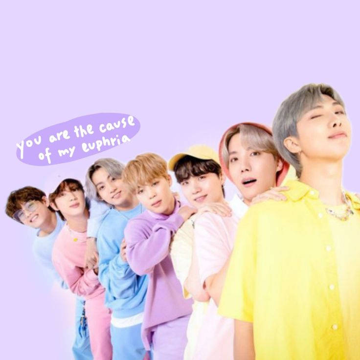 Colorful Bts Cute Aesthetic Wallpaper