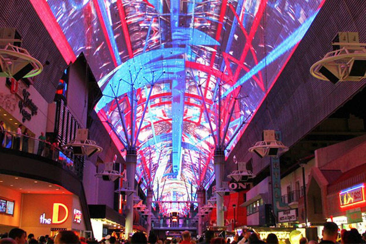 Colorful Ceiling Fremont Street Wallpaper