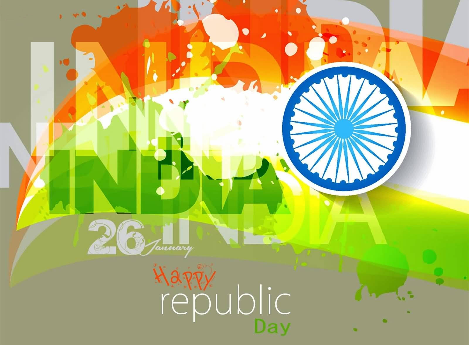 Colorful Republic Day Art Wallpaper