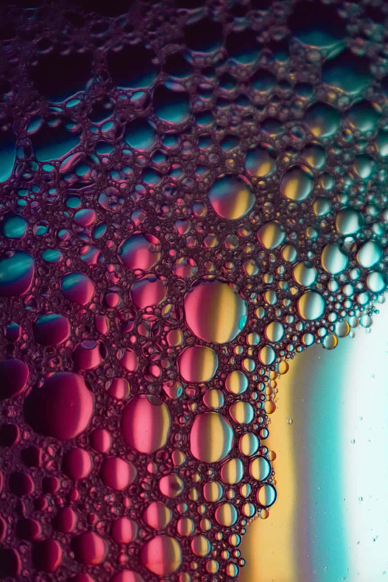 Colorful_ Soap_ Bubbles_ Texture Wallpaper