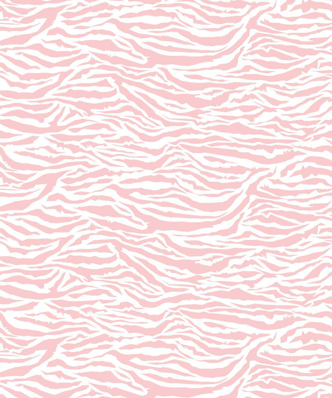 Colorful Stripes Of Pink Zebra Wallpaper