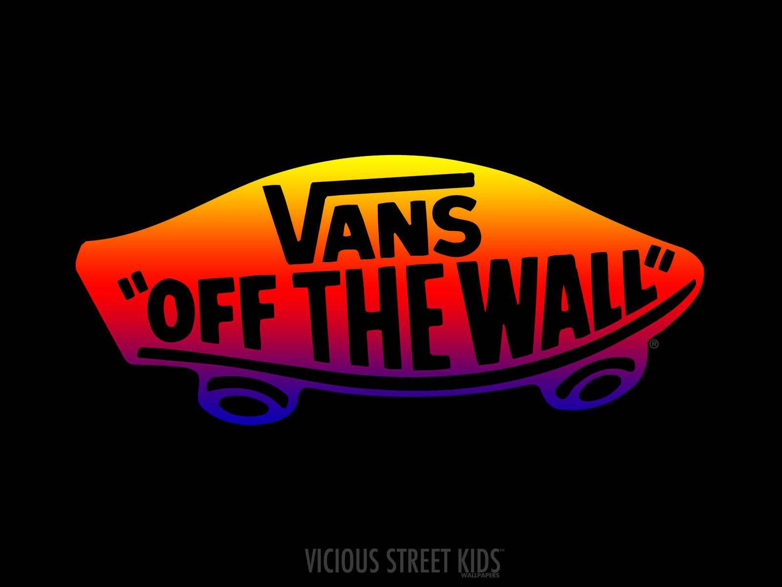 Colorful Vans Off The Wall Logo Wallpaper