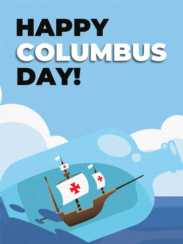 Columbus Day Ship In Bottle Wallpaper