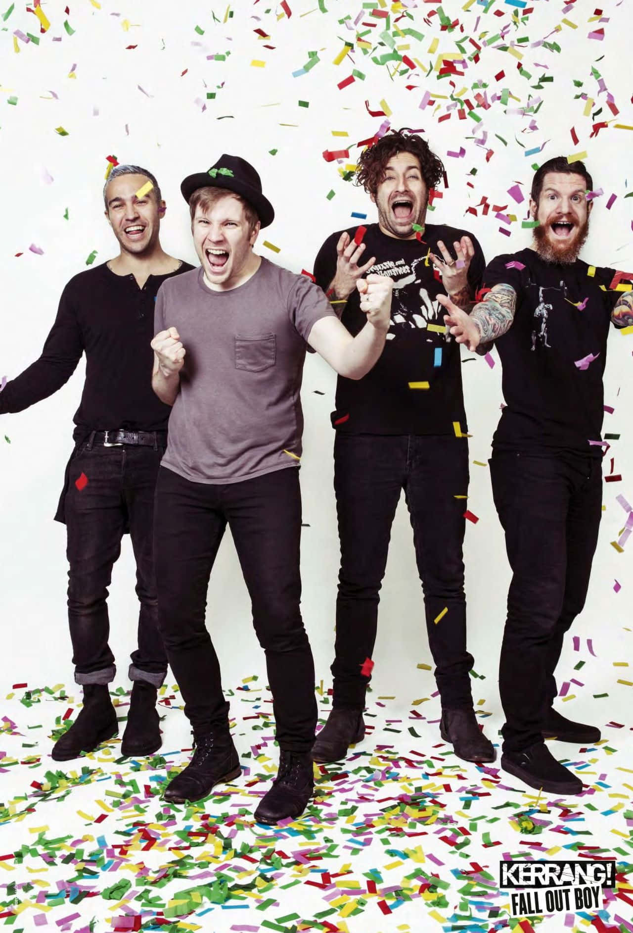 Come See The Modern Rock Group Fall Out Boy As They Play Their Electric Show. Wallpaper