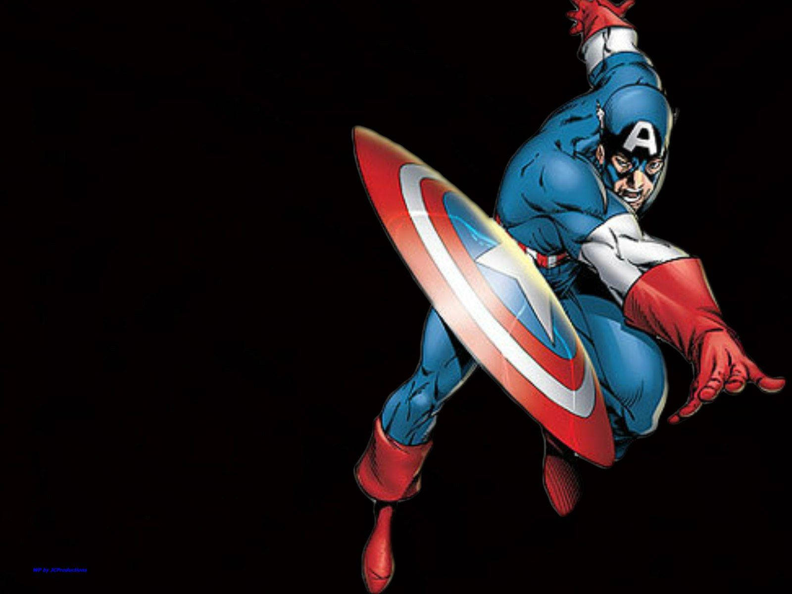 Comic Version Of Captain America Wallpaper
