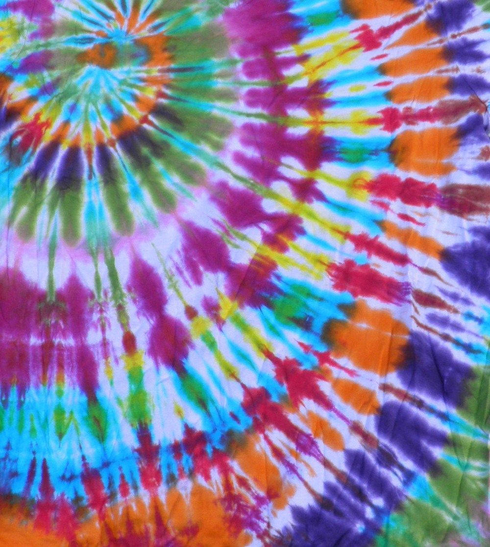 Complex Tie Dye With Swirling Pattern Wallpaper