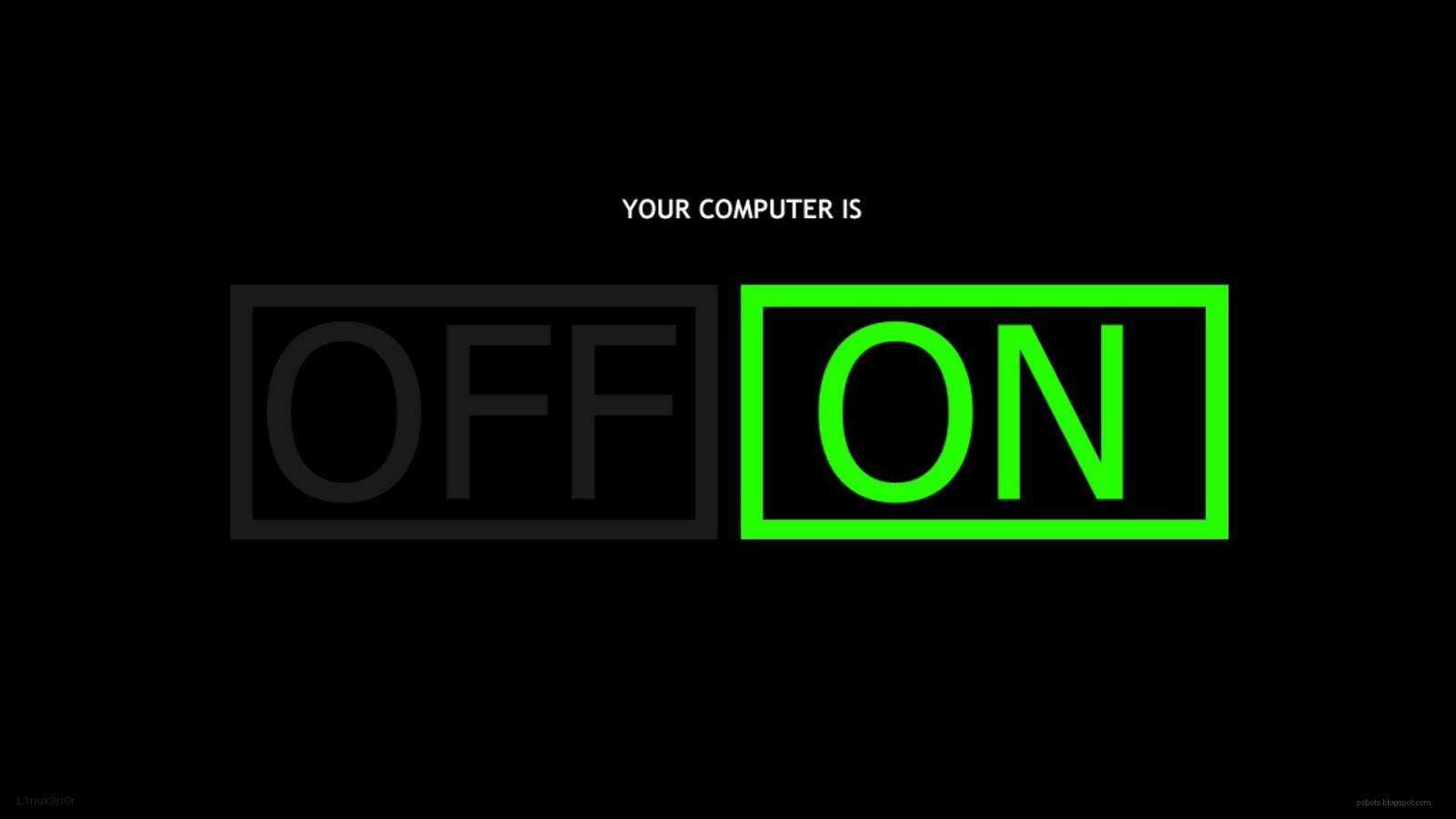 Computer On Off Switch Wallpaper