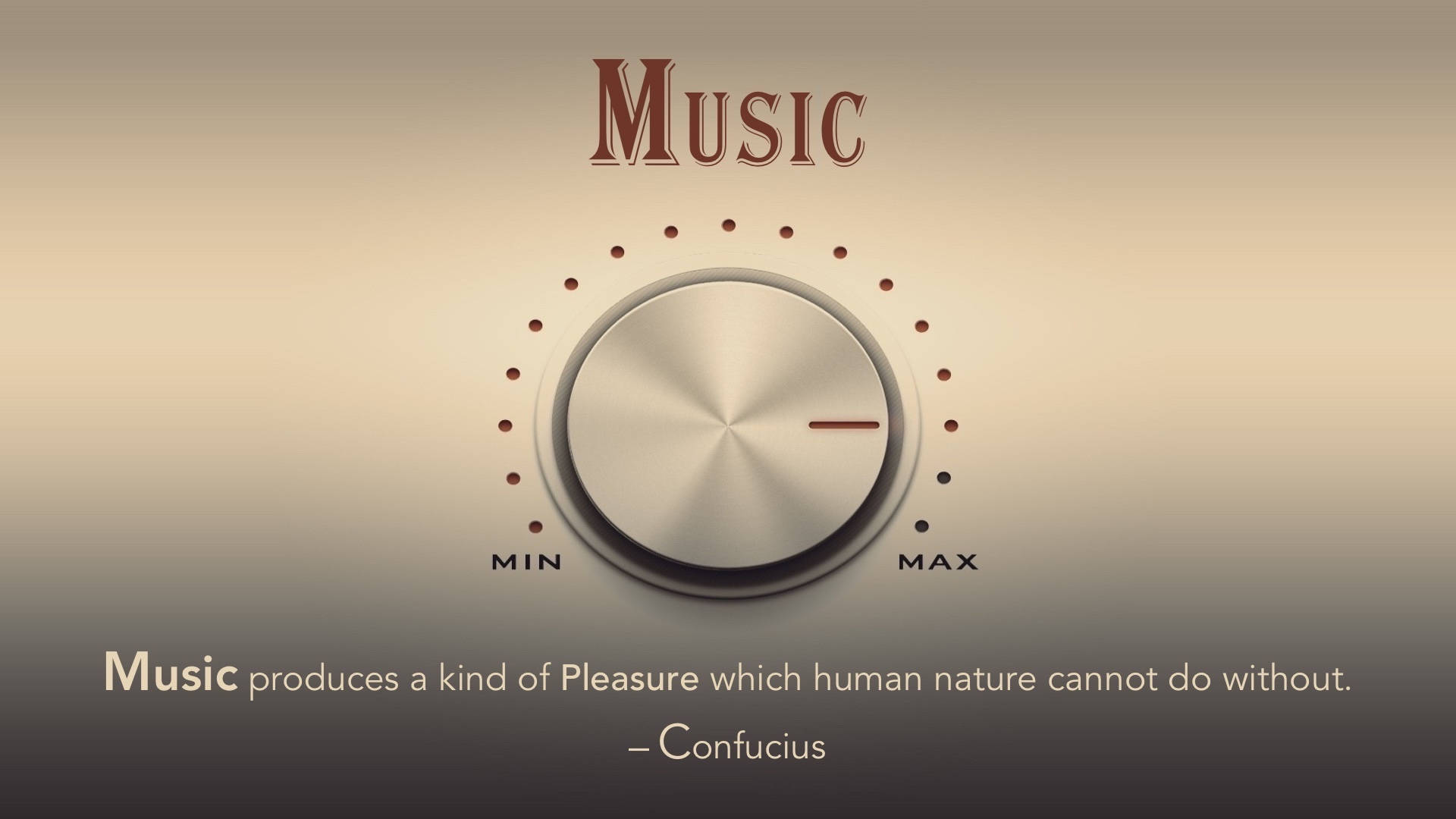 Confucius Music Quote Wallpaper