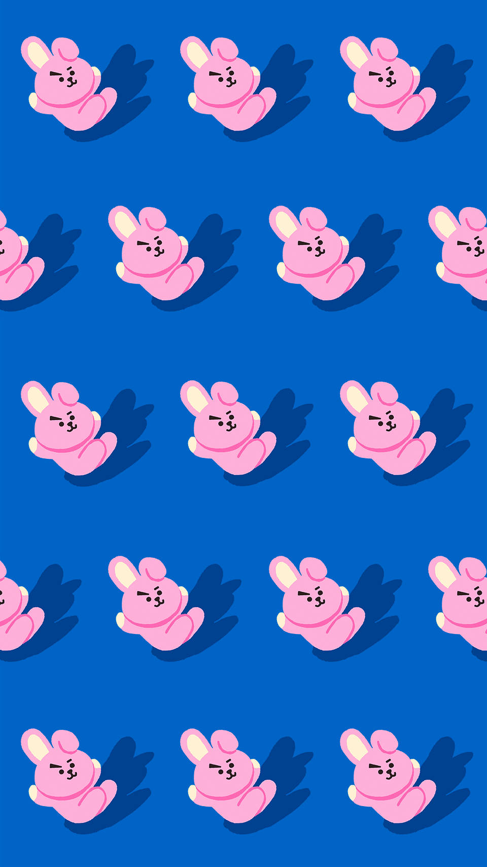 Cooky Bt21 Cute Patterns Wallpaper