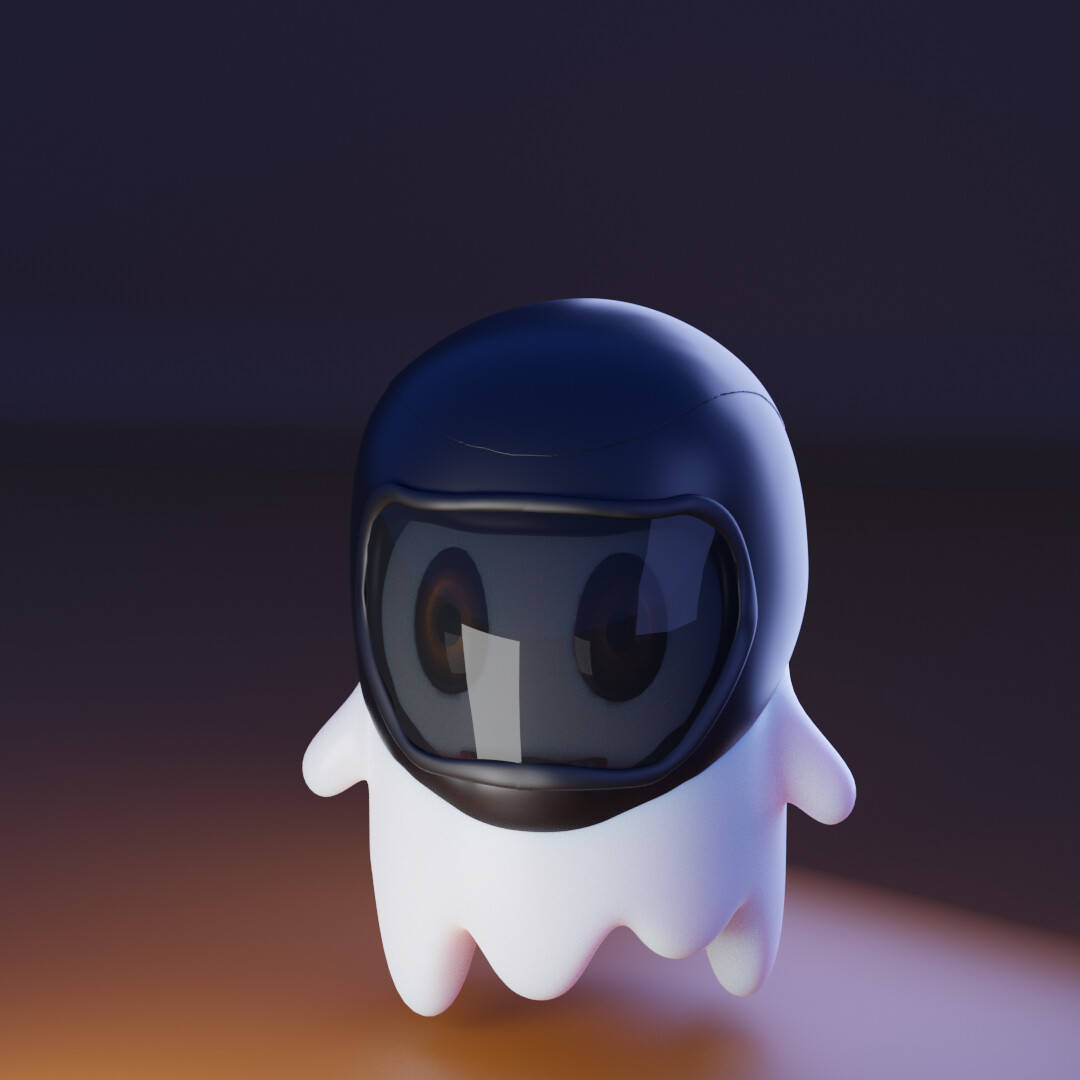 Cool 3d Ghost Helmet Wallpaper